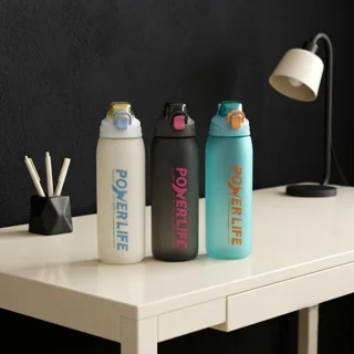 قمقمه نی دار یک لیتری طرح Powerlife