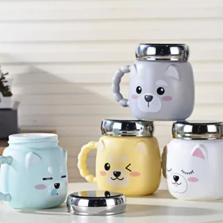 ماگ درب آینه ای طرح سگ