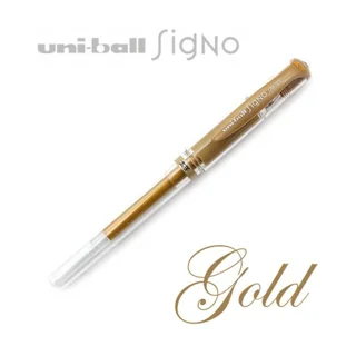 خودکار طلايی يونی بال مدل  Signo Broad UM-153