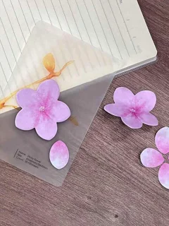استیک نوت طرح گل و گلبرگ