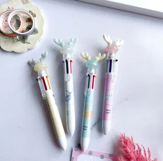 خودکار 6 رنگ طرح گوزن