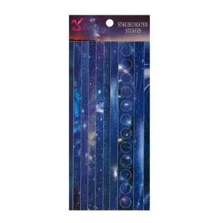 استیکر نواری طرح کهکشان کد 04