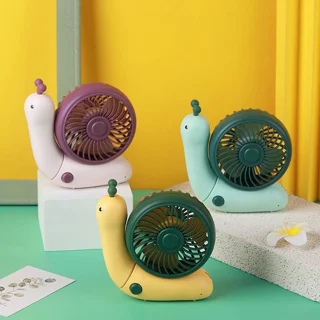 پنکه شارژی دسته دار طرح حلزون
