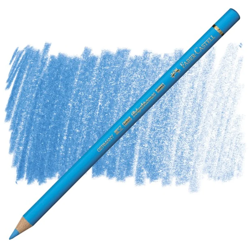 مداد رنگی پلی کروم فابر کاستل Light Phthalo Blue 145