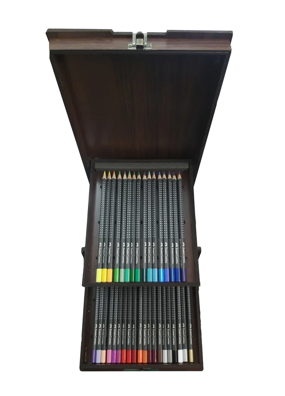مداد رنگی 36رنگ جعبه چوبی آرت گریپ فابر کاستل