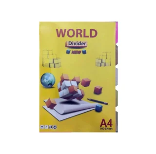 دیوایدر سایز A4 مقوایی 100 عددی