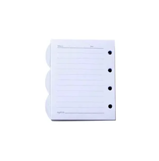 برگه یدک دفترچه یادداشت کلاسوری 4 حلقه پاپکو بسته 60 عددی B8