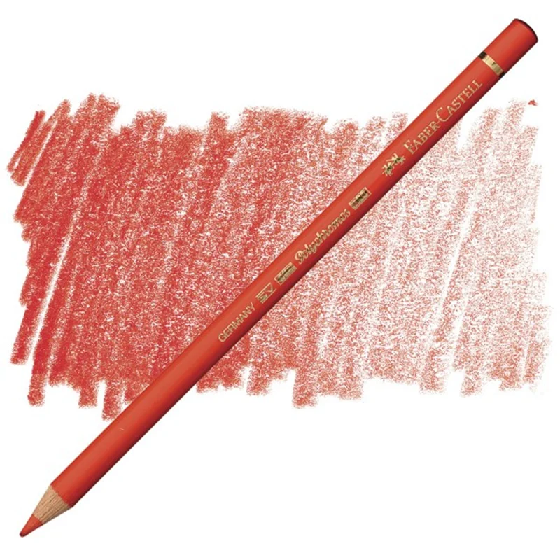 مداد رنگی پلی کروم فابر کاستل Light Cadmium Red 117