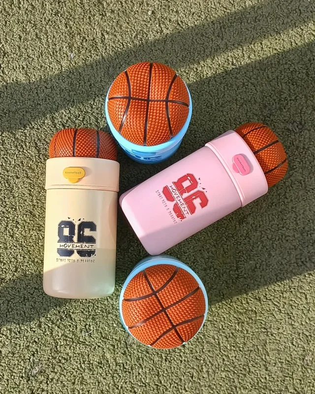 فلاسک سوت دار طرح توپ بسکتبال حجم 300 میل