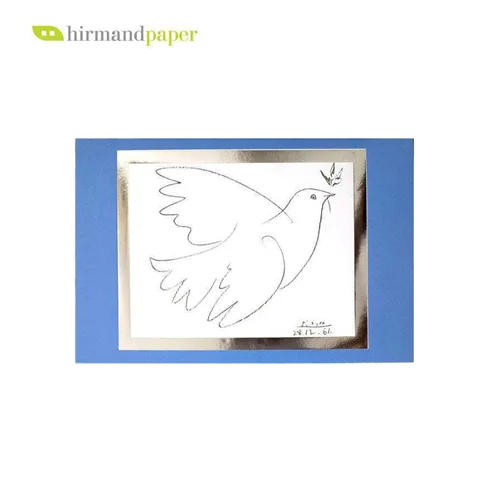 کارت پستال هیرمند طرح کبوتر صلح