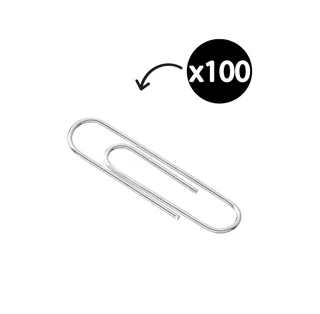 کليپس کاغذ استيل پنتر بسته 100 عددی