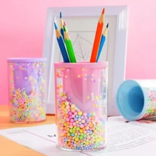 جاقلمی رومیزی دانه برفی استوانه ای