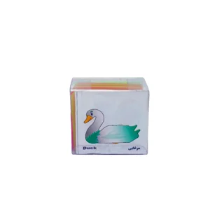 شابلون اشکال آوای تحریر طرح حیوانات و پرندگان بسته 12عددی