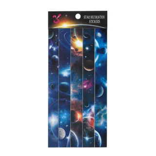 استیکر نواری طرح کهکشان کد 02