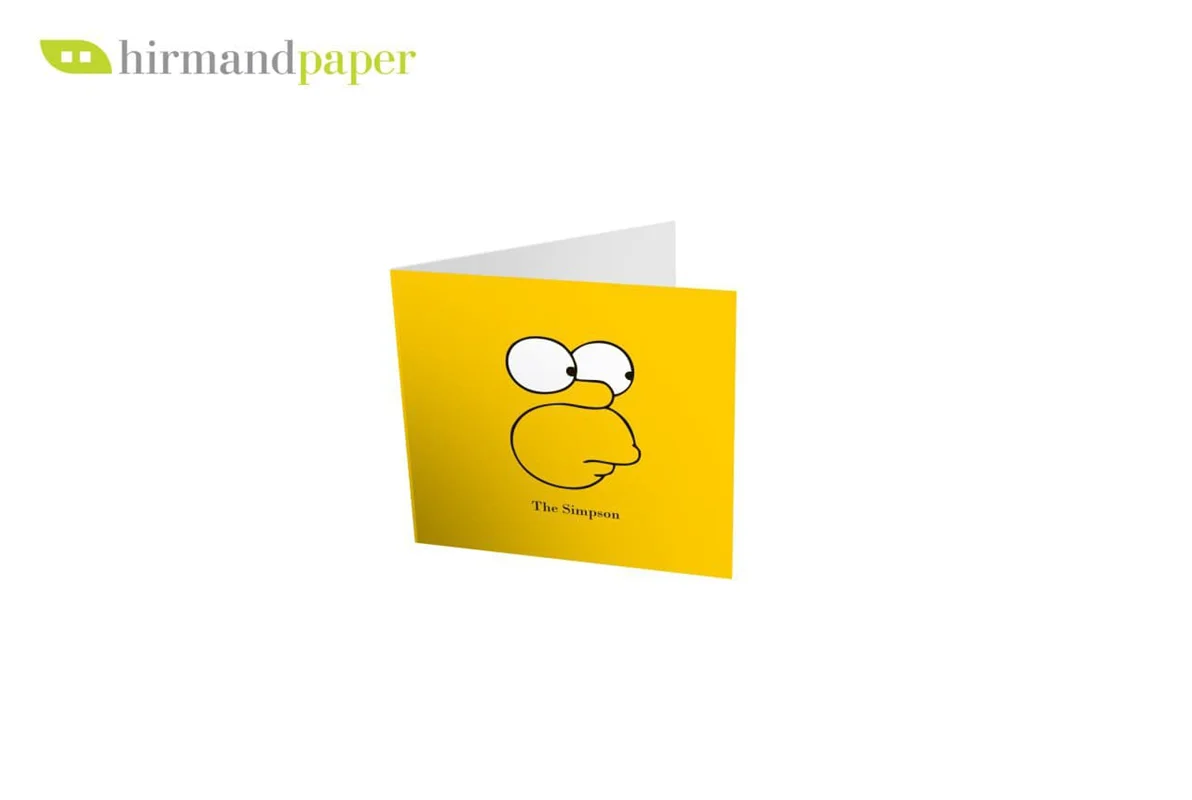 کارت پستال هیرمند طرح سیمپسون