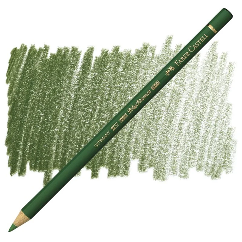 مداد رنگی پلی کروم فابر کاستل Permanent Green Olive 167