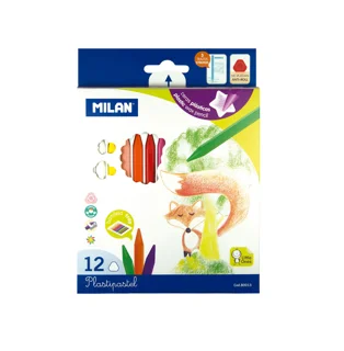 پاستل 12 رنگ میلان