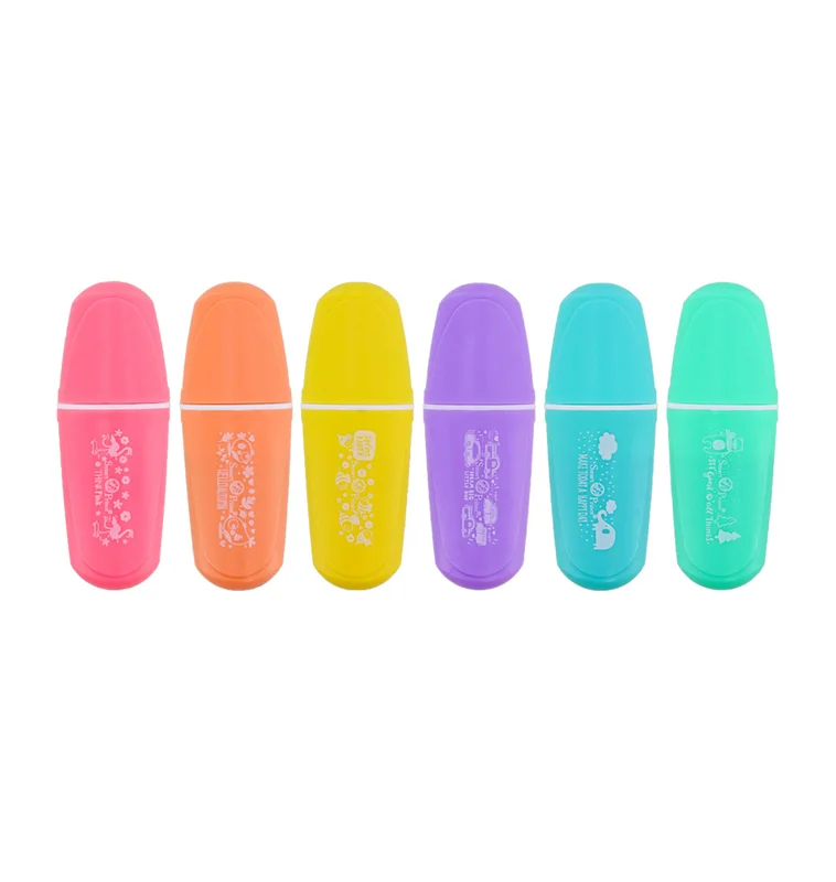 ماژیک هایلایت پاستلی مینی اسمارت پرینس بسته 6 عددی