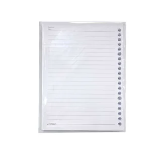 کاغذ کلاسور A5 نویس 20 حلقه بسته 100 عددی