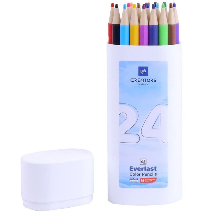 مداد رنگی اتودی 24 رنگ استوانه ای اورلست سی کلاس
