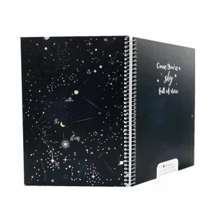 دفتر مشق 80 برگ مدل کهکشانی طرح Sky Full Of Stars