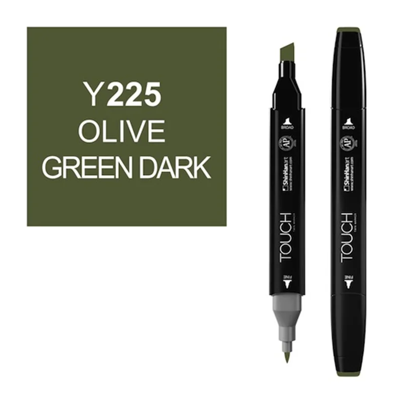 ماژیک دوسر تاچ Y225 Olive Green Dark