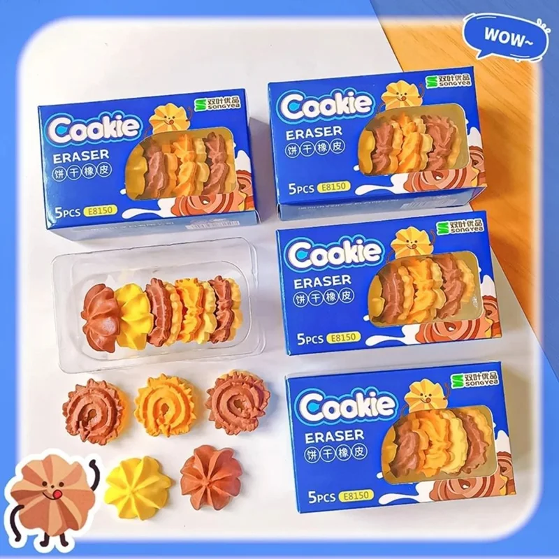 پاکن طرح شیرینی کوکی بسته 5 عددی