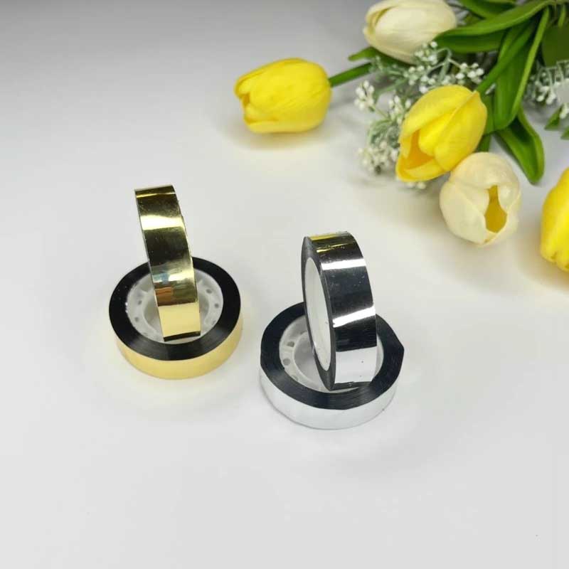 چسب واشی براق طلایی و نقره ای
