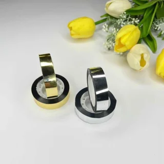 چسب واشی براق طلایی و نقره ای