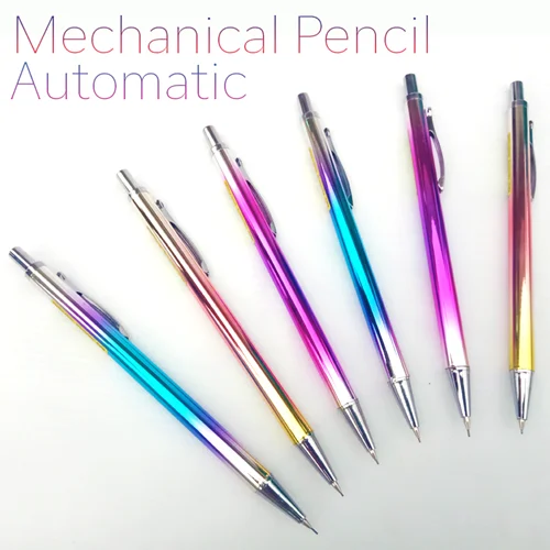 مداد نوکی 0.7 مدل رنگین کمانی متالیک