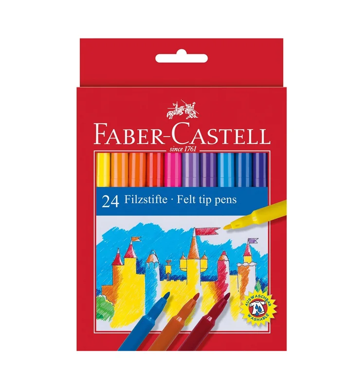 ماژیک نقاشی 24 رنگ فابر کاستل