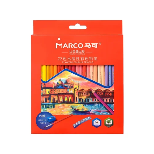 مداد رنگی 72 رنگ جعبه مقوايی مارکو