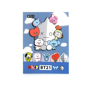 استيک نوت و ايندکس فانتزی سايز بزرگ BT21